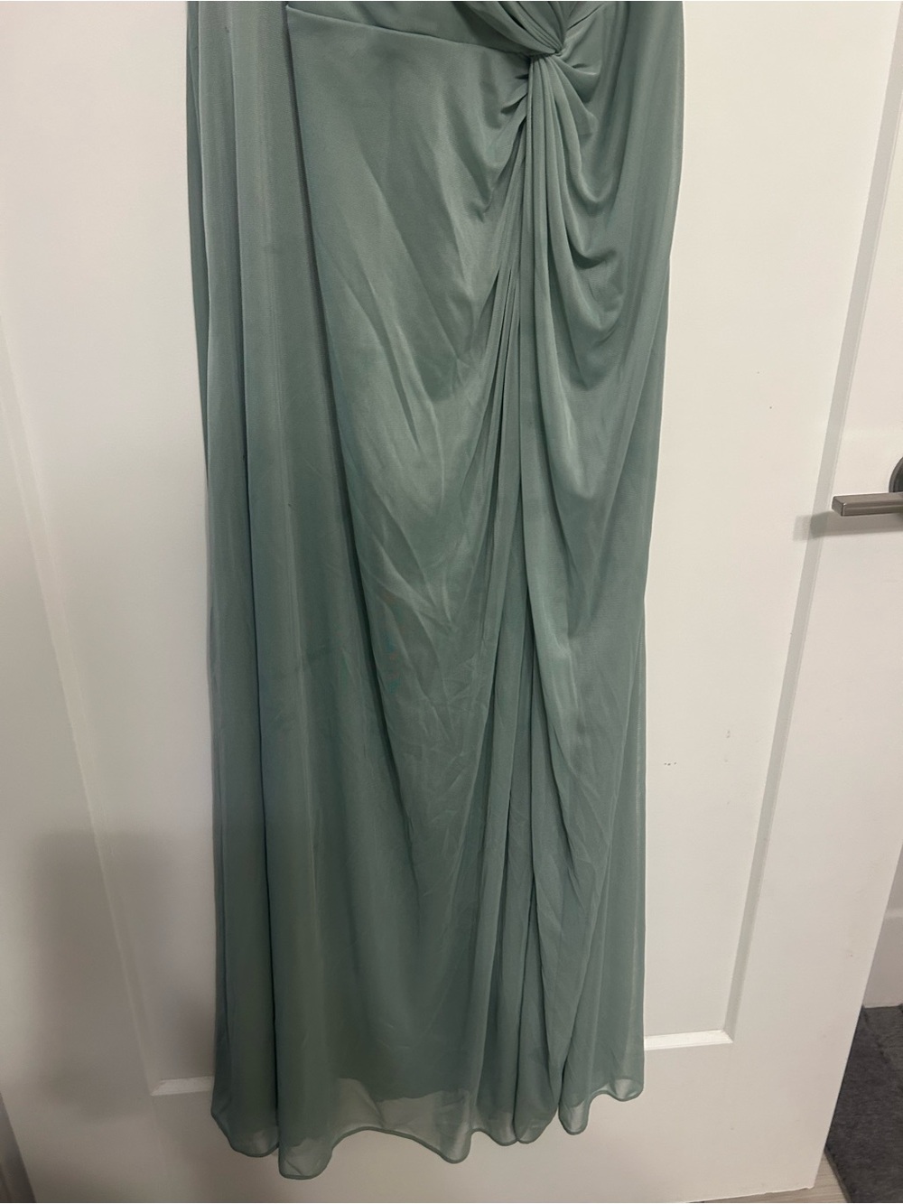 Azazie Brooke Floor Length One-Shoulder Maxi Dress - Picture 5 of 14